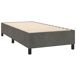 Cama box spring con colchón terciopelo - Rayas verticales 80x200 Cama box spring con colchón terciopelo - Rayas verticales 80x200 Azul
