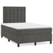 Cama box spring con colchón terciopelo - Botones 120x200 Cama box spring con colchón terciopelo - Botones 120x200 Azul