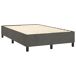 Cama box spring con colchón terciopelo - Botones 120x200 Cama box spring con colchón terciopelo - Botones 120x200 Azul