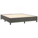 Cama box spring con colchón terciopelo - Rayas verticales 180x200 Cama box spring con colchón terciopelo - Rayas verticales 180x200 Gris Claro