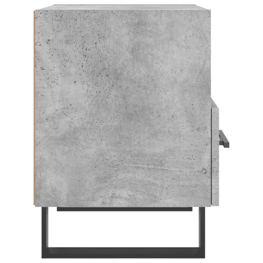 vidaXL Mesa de cabeceira derivados de madeira cinza cimento vidaXL Mesa de cabeceira derivados de madeira cinza cimento