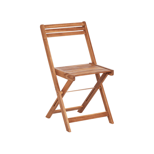 Conjunto de refeições de jardim 4 lugares FRASSINE com guarda-sol (12 opções) Madeira de acácia Natural