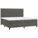Cama box spring con colchón terciopelo - Diseño de botones 200x200 Cama box spring con colchón terciopelo - Diseño de botones 200x200 Azul