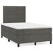 Cama box spring con colchón terciopelo - Rayas horizontales 120x200 Cama box spring con colchón terciopelo - Rayas horizontales 120x200 Azul