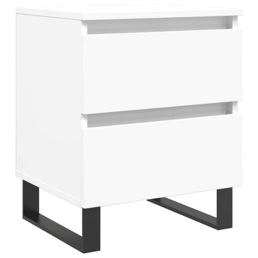 vidaXL Mesa de cabeceira 40x35x50 cm derivados de madeira branco vidaXL Mesa de cabeceira 40x35x50 cm derivados de madeira branco