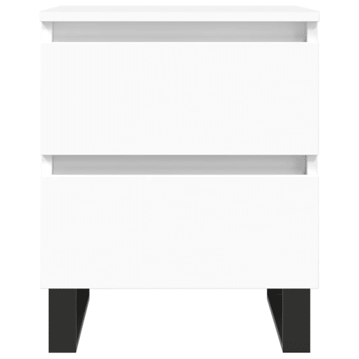 vidaXL Mesa de cabeceira 40x35x50 cm derivados de madeira branco vidaXL Mesa de cabeceira 40x35x50 cm derivados de madeira branco