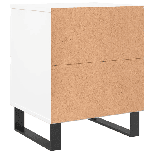 vidaXL Mesa de cabeceira 40x35x50 cm derivados de madeira branco vidaXL Mesa de cabeceira 40x35x50 cm derivados de madeira branco