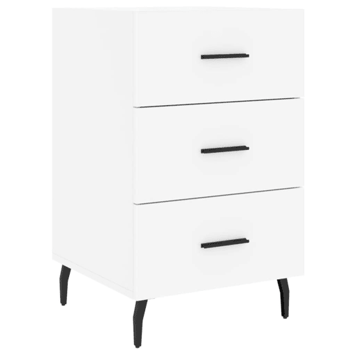 vidaXL Mesa de cabeceira 40x40x66 cm derivados de madeira branco vidaXL Mesa de cabeceira 40x40x66 cm derivados de madeira branco