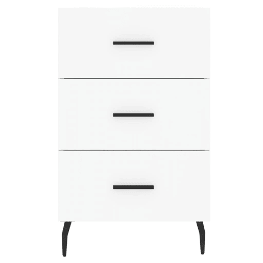 vidaXL Mesa de cabeceira 40x40x66 cm derivados de madeira branco vidaXL Mesa de cabeceira 40x40x66 cm derivados de madeira branco