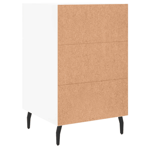 vidaXL Mesa de cabeceira 40x40x66 cm derivados de madeira branco vidaXL Mesa de cabeceira 40x40x66 cm derivados de madeira branco