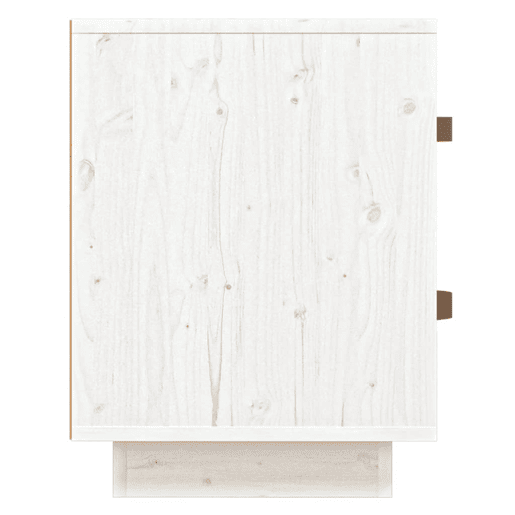 vidaXL Mesa de cabeceira 40x34x45 cm madeira de pinho maciça branco vidaXL Mesa de cabeceira 40x34x45 cm madeira de pinho maciça branco