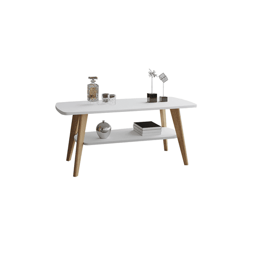 Mesa de Centro Star (Branco, Carvalho)