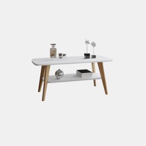 Mesa de Centro Star (Branco, Carvalho)