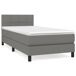 Cama box spring con colchón tela - Bloques con cuadros 90x200 Cama box spring con colchón tela - Bloques con cuadros 90x200 Azul