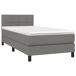 Cama box spring con colchón tela - Bloques con cuadros 90x200 Cama box spring con colchón tela - Bloques con cuadros 90x200 Azul