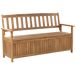 Beliani Banco Madera de acacia SOVANA 160x60 Beliani Banco Madera de acacia SOVANA 160x60 Rojo