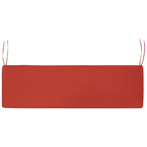 Bancos de jardim com almofadas SOVANA 160 cm com arrumação Madeira de acácia Vermelho