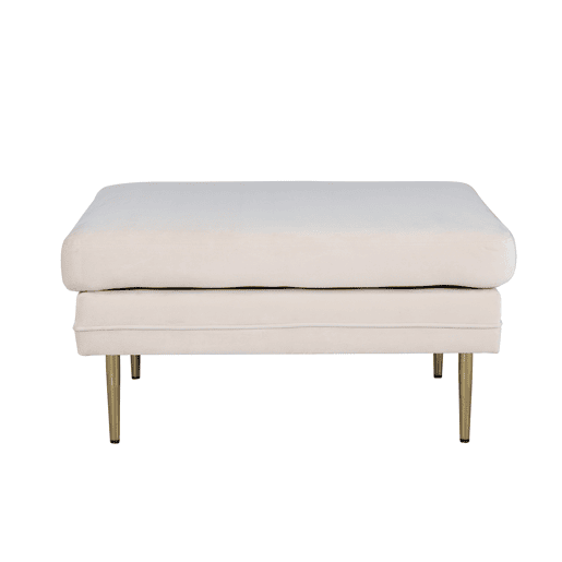 Puff BOOM estilo moderno, medindo 49x90x70 cm