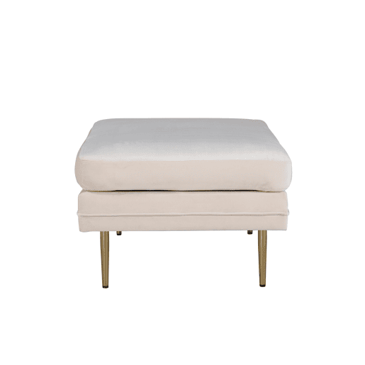 Puff BOOM estilo moderno, medindo 49x90x70 cm