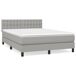 Cama box spring con colchón tela - Botones 140x190 Cama box spring con colchón tela - Botones 140x190 Azul