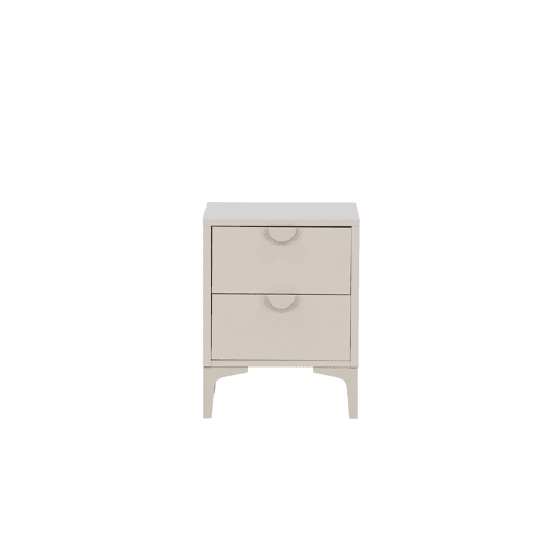 PIRING cómoda com estilo moderno, com 52x45x40 cm e 2 gavetas