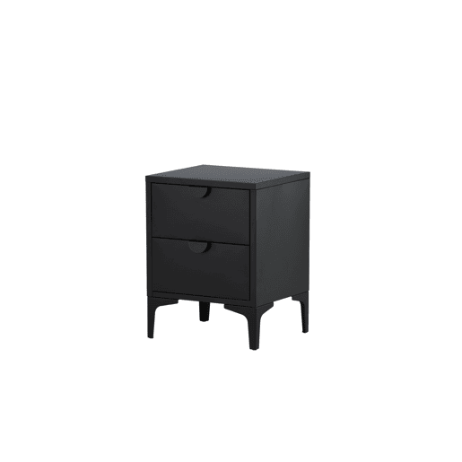 PIRING cómoda com estilo moderno, com 52x45x40 cm e 2 gavetas PIRING cómoda com estilo moderno, com 52x45x40 cm e 2 gavetas