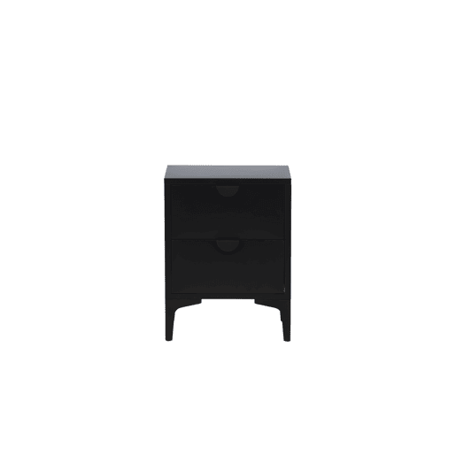 PIRING cómoda com estilo moderno, com 52x45x40 cm e 2 gavetas PIRING cómoda com estilo moderno, com 52x45x40 cm e 2 gavetas