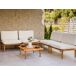 Beliani Conjunto de jardín Madera con certificado FSC® FRASCATI Beliani Conjunto de jardín Madera con certificado FSC® FRASCATI Crema
