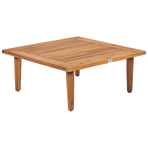 Conjunto de jardim com mesa 4 lugares FRASCATI Madeira de Acácia certificada Branco creme
