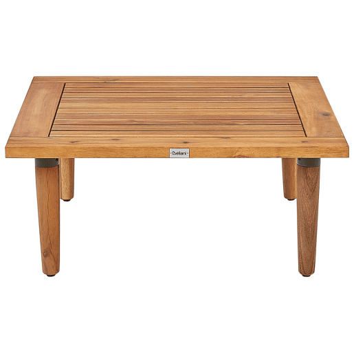 Conjunto de jardim com mesa 4 lugares FRASCATI Madeira de Acácia certificada Branco creme