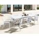 Beliani Conjunto de comedor VALCANETTO/TAVIANO Beliani Conjunto de comedor VALCANETTO/TAVIANO Blanco/ Gris