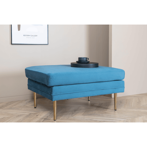 Puff BOOM estilo moderno, medindo 49x90x70 cm