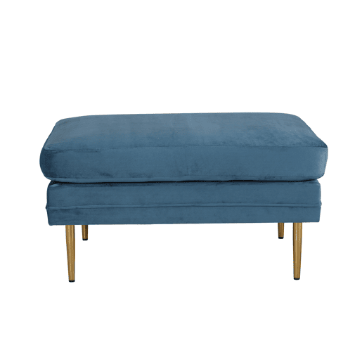 Puff BOOM estilo moderno, medindo 49x90x70 cm