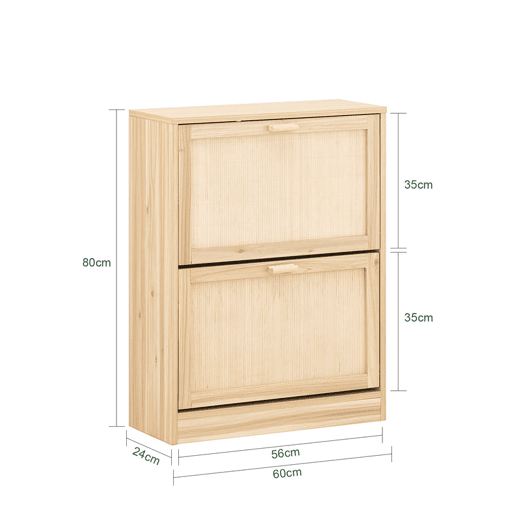 SoBuy FSR160-N Sapateira com 2 abas e 4 prateleiras