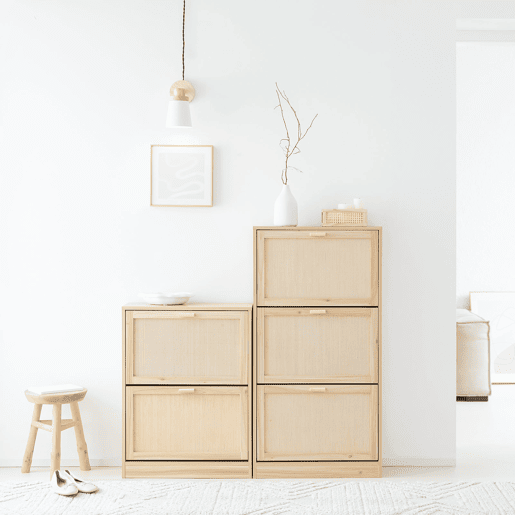 SoBuy FSR160-N Sapateira com 2 abas e 4 prateleiras