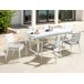 Beliani Conjunto de comedor VALCANETTO/TAVIANO Beliani Conjunto de comedor VALCANETTO/TAVIANO Blanco/ Gris