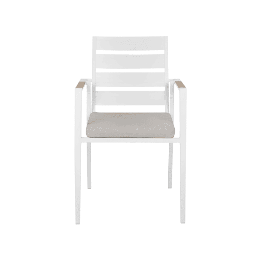 Conjunto refeição jardim 6 lugares em alumínio cinzento 180240 cm VALCANETTOTAVIANO Conjunto refeição jardim 6 lugares em alumínio cinzento 180240 cm VALCANETTOTAVIANO