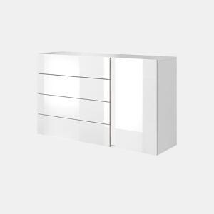 ARCADE cómoda com um estilo moderno, medindo 91x139x40 cm