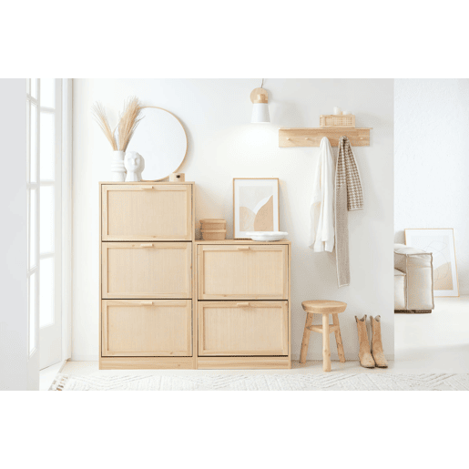 SoBuy FSR159-N Sapateira com 3 Abas e 6 Prateleiras