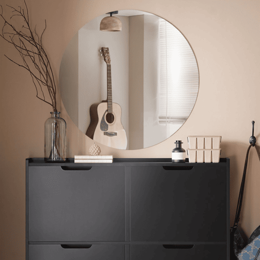 SoBuy FSR100-SCH Sapateira estreita com 4 abas Preto