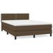 Cama box spring con colchón tela - Liso con clavos 140x190 Cama box spring con colchón tela - Liso con clavos 140x190 Azul