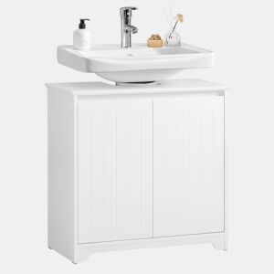 SoBuy BZR108-II-W Móvel de Casa de Banho com 2 Portas debaixo da Pia