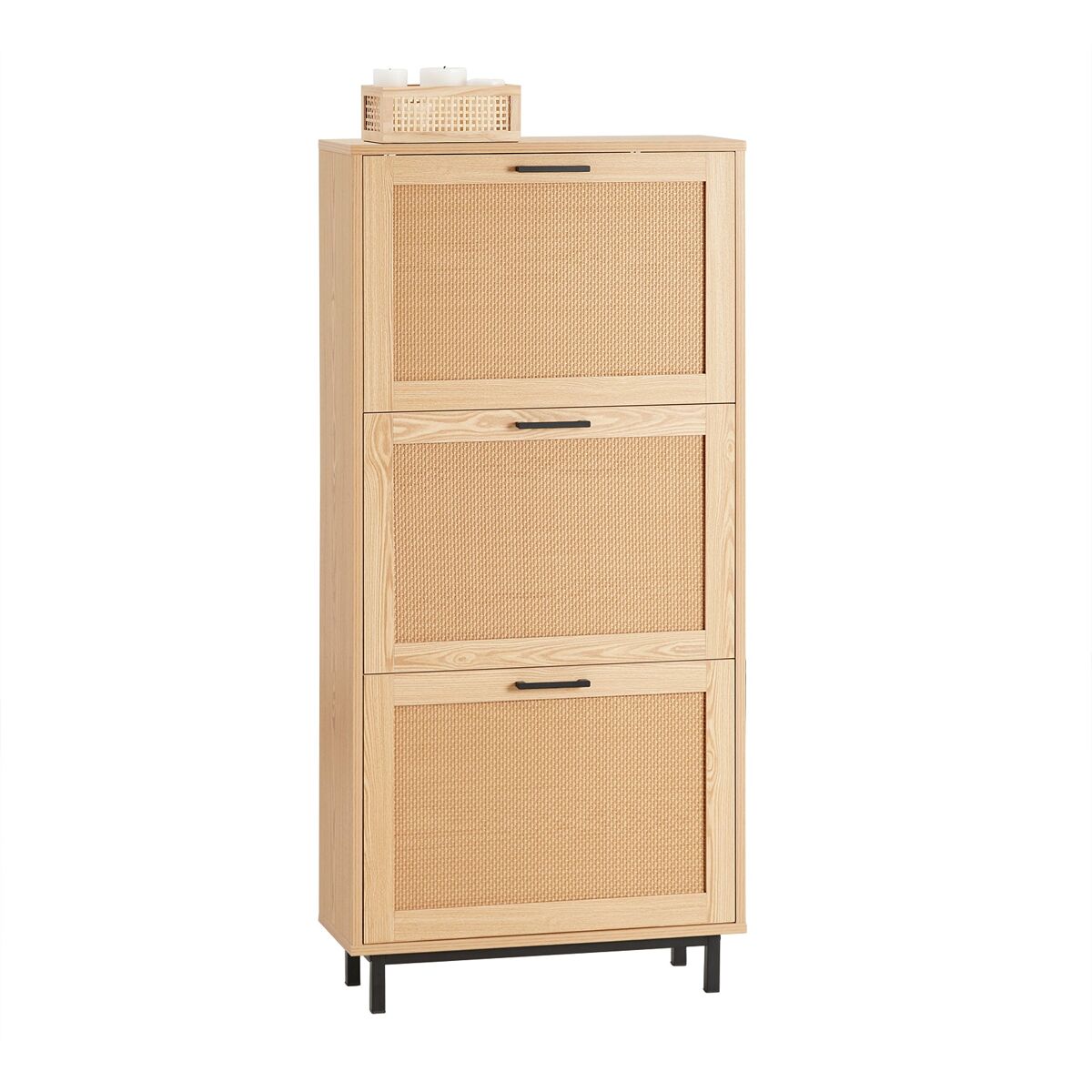 Sobuy organizador para zapatos estrecho con 3 solapas fsr155-n