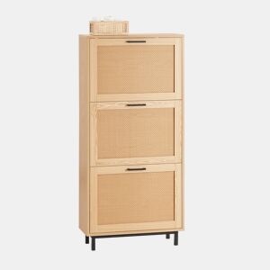 SoBuy Organizador de sapatos estreito com 3 abas FSR155-N
