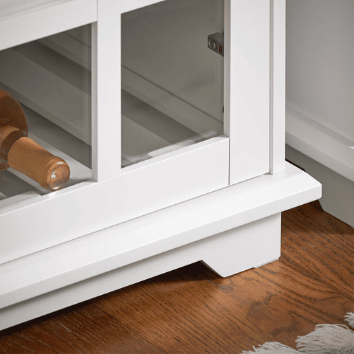 SoBuy FSB77-W Aparador de cozinha com 3 portas e 2 gavetas