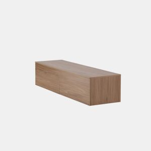 Cómoda FRIHAMN em nogueira com um estilo moderno, com 35x160x45 cm e 2 gavetas