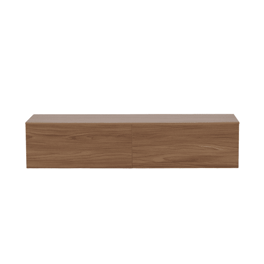 Cómoda FRIHAMN em nogueira com um estilo moderno, com 35x160x45 cm e 2 gavetas