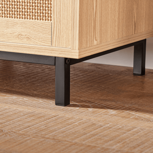 SoBuy FSR154-N Banco para arrumação de sapatos com 2 portas 110 x 40 x 49 cm