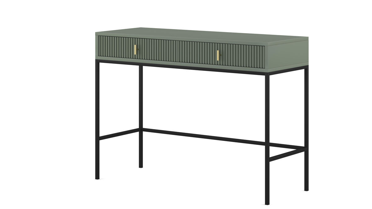 La consola maggiore estilo moderno. mide 77x104x50 cm e incluye 2 cajones.