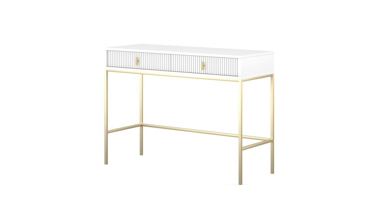 La consola maggiore estilo moderno. mide 77x104x50 cm e incluye 2 cajones.